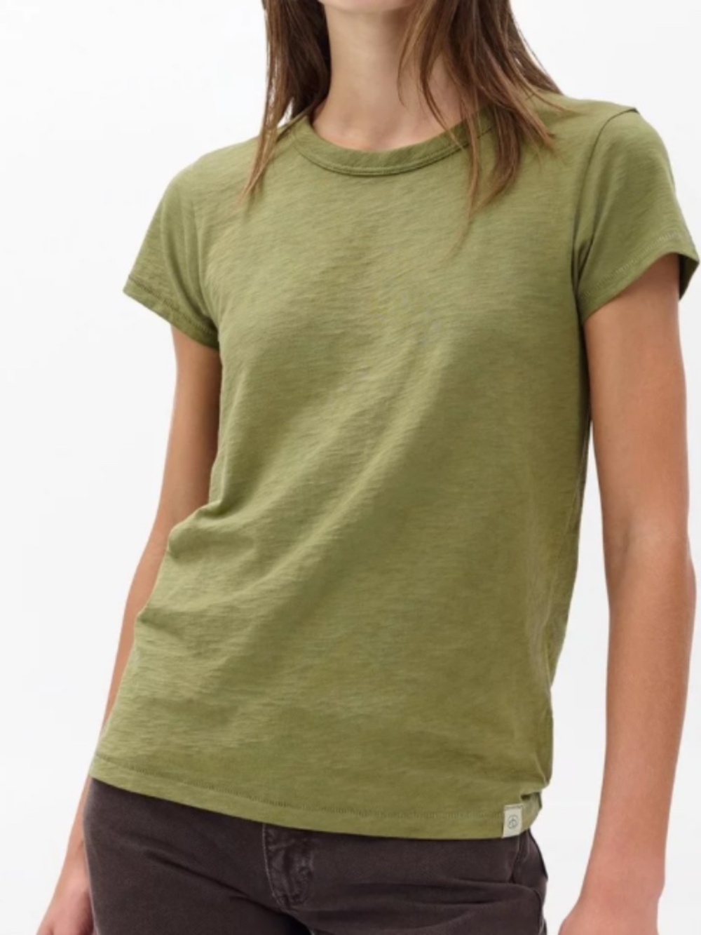 Rag & Bone Olive Green short Sleeve T Shirt Size M